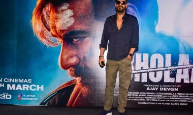 अपनी फिल्म भोला के प्रमोशन के लिए गुलाबी नगरी जयपुर पहुँचे सुपरस्टार अजय देवगन