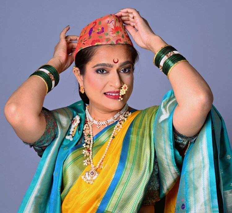 महाराष्ट्र दिवस पर आकर्षक लुक में नज़र आई अभिनेत्री एकता जैन