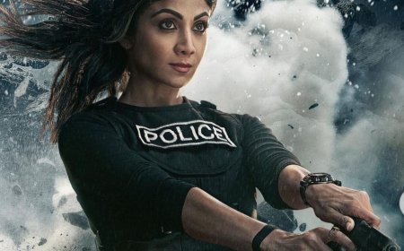 रोहित शेट्टी की पहली महिला पुलिसकर्मी के रूप में शिल्पा शेट्टी ने अपने एक्शन को दमदार बनाया