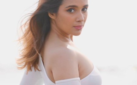 व्हाइट आउटफिट में वेरोनिका वनिज ने बढ़ाया टेंपरेचर