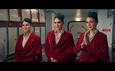 'क्रू' के स्टार्स तब्बू, करीना और कृति को अपने रोल के लिए पूर्व एयर होस्टेस से मिली ट्रेनिंग