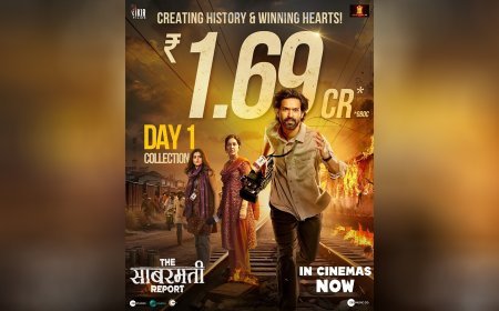 विक्रांत मैसी की 'द साबरमती रिपोर्ट' ने पहले दिन की ₹1.69 करोड़ की जबरदस्त कमाई!