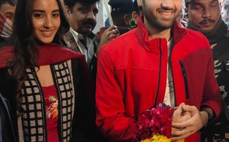 'वनवास' स्टार्स उत्कर्ष शर्मा और सिमरत कौर ने दिल्ली के बंगला साहिब गुरुद्वारा और हनुमान मंदिर में लिया आशीर्वाद