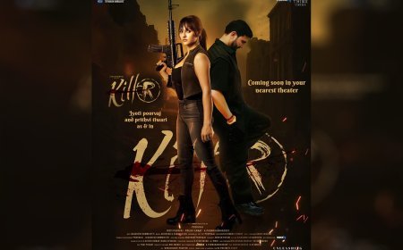 एक्शन थ्रिलर फिल्म 'किलर' का फर्स्ट लुक आउट, पृथ्वी तिवारी और ज्योति पूर्वज की दमदार जोड़ी पर्दे पर